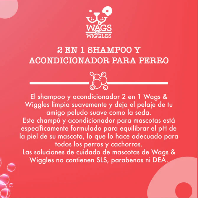 Shampoo Y Acondicionador 2 En 1 Para Perro - 473 mL