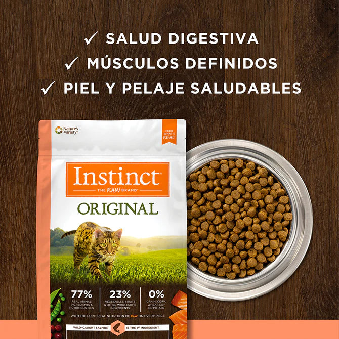 Instinct Salmón - Gatos - 4.5lb y 10lb