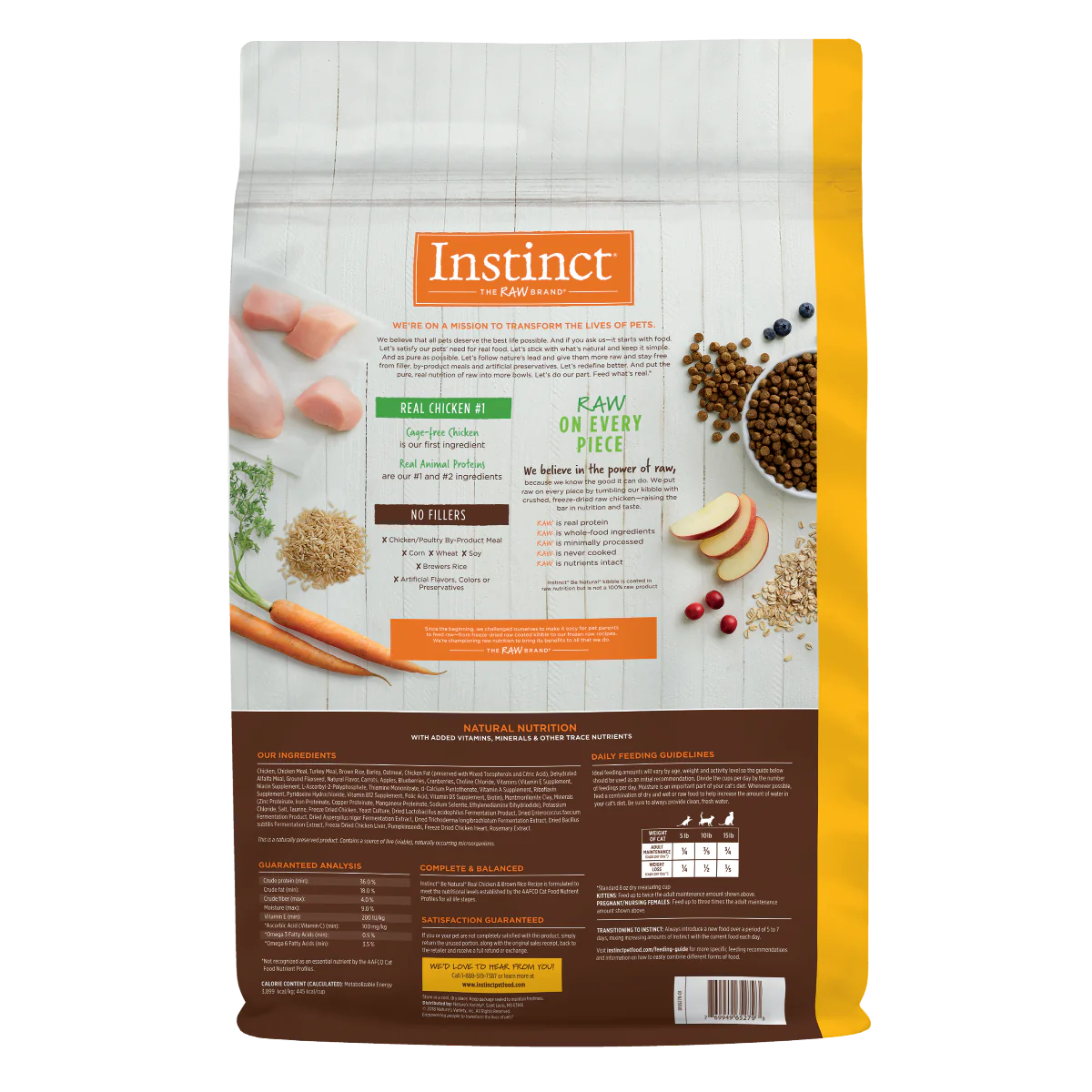 Instinct Be Natural Pollo - Para Gatos - 2.2lb