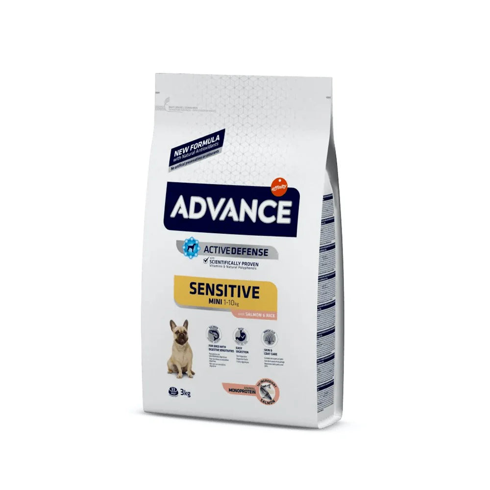 Advance Sensitive Mini de Salmón - 3 kg. y 1.5kg