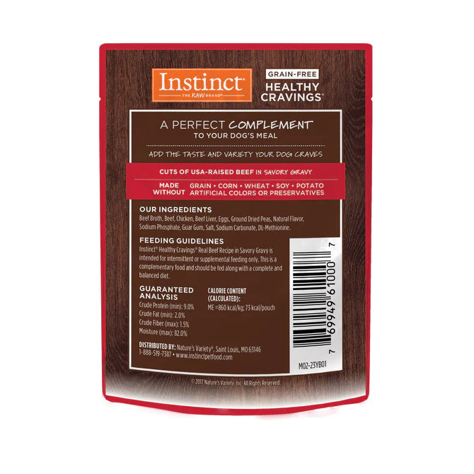 Sobre Healthy Cravings de Res - Perros - 3 oz