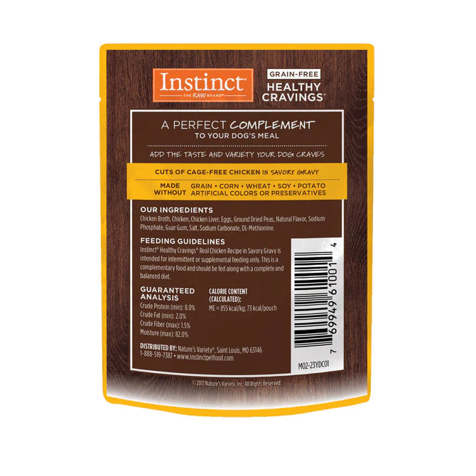 Sobre Healthy Cravings de Pollo - Perro - 3 oz