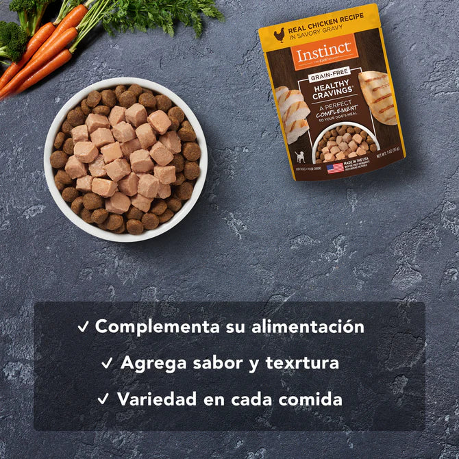 Sobre Healthy Cravings de Pollo - Perro - 3 oz