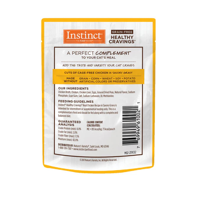 Sobre Healthy Cravings de Pollo - Gatos - 3 oz