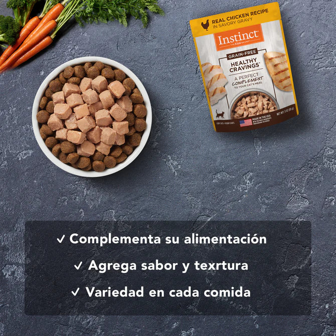 Sobre Healthy Cravings de Pollo - Gatos - 3 oz