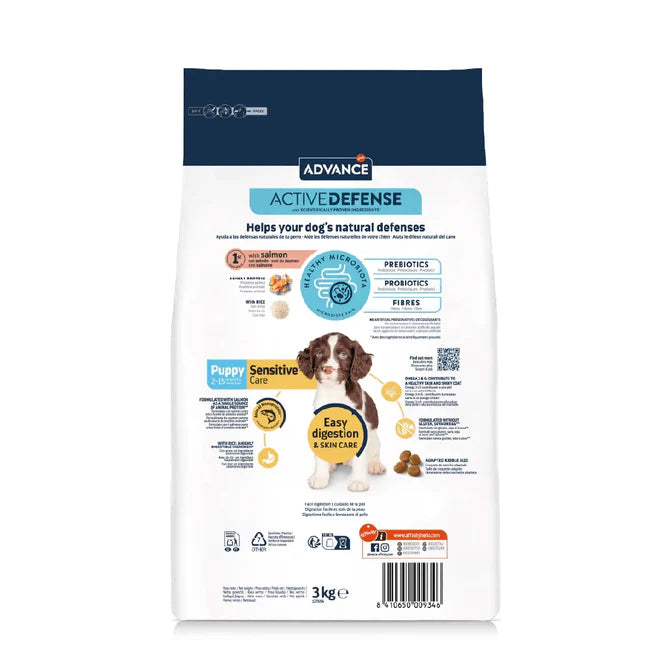 Advance Sensitive Puppy con Problemas Digestivos Salmón - 12kg y 3kg