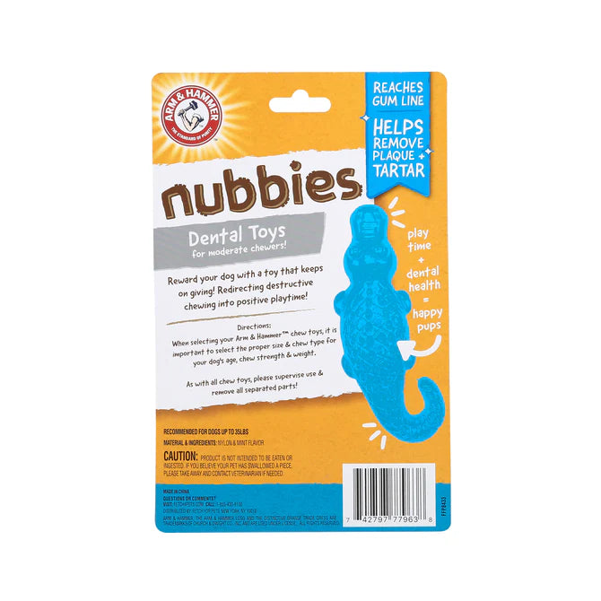 Juguete Dental para Perro Cocodrilo - Sabor Menta 1pz