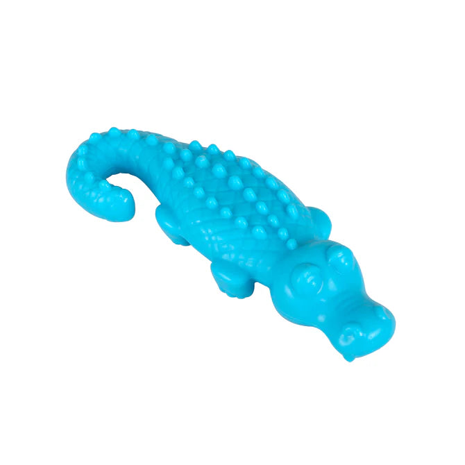 Juguete Dental para Perro Cocodrilo - Sabor Menta 1pz