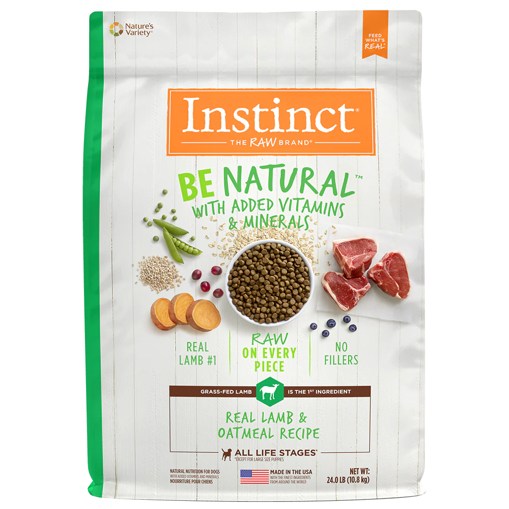 Instinct Be Natural Cordero - Para Perros - 24 lbs