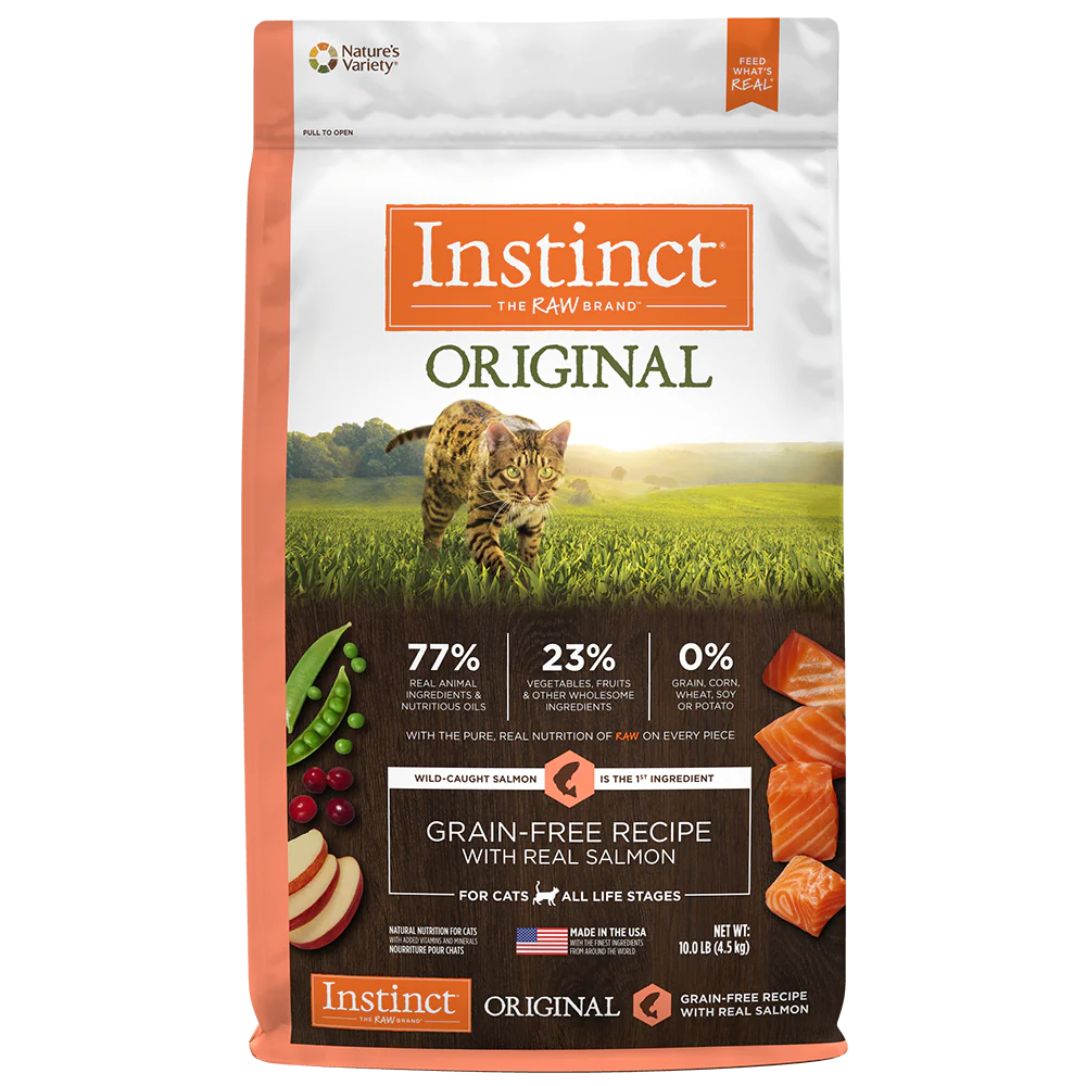 Instinct Salmón - Gatos - 4.5lb y 10lb