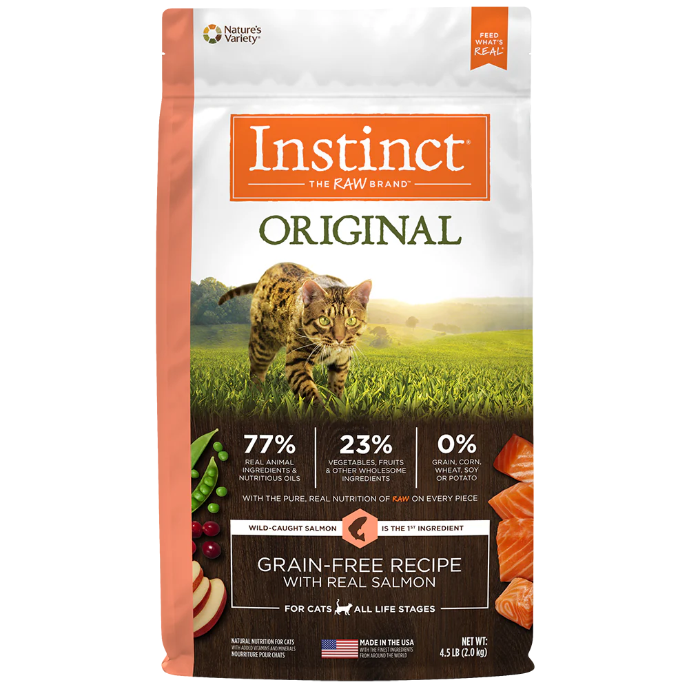 Instinct Salmón - Gatos - 4.5lb y 10lb