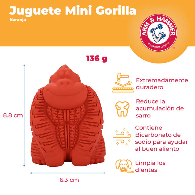 Juguete para Perro Mini Gorilla - 1pza