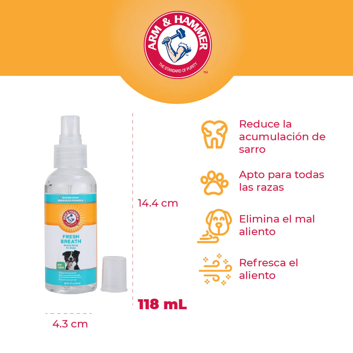 Spray Dental para Perro - Sabor Menta 1pz