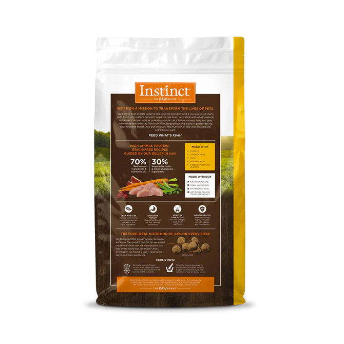 Instinct Pollo - Para Perros - 4lb y 22.5lb