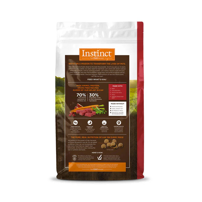 Instinct Res - Para Perros - 20lb