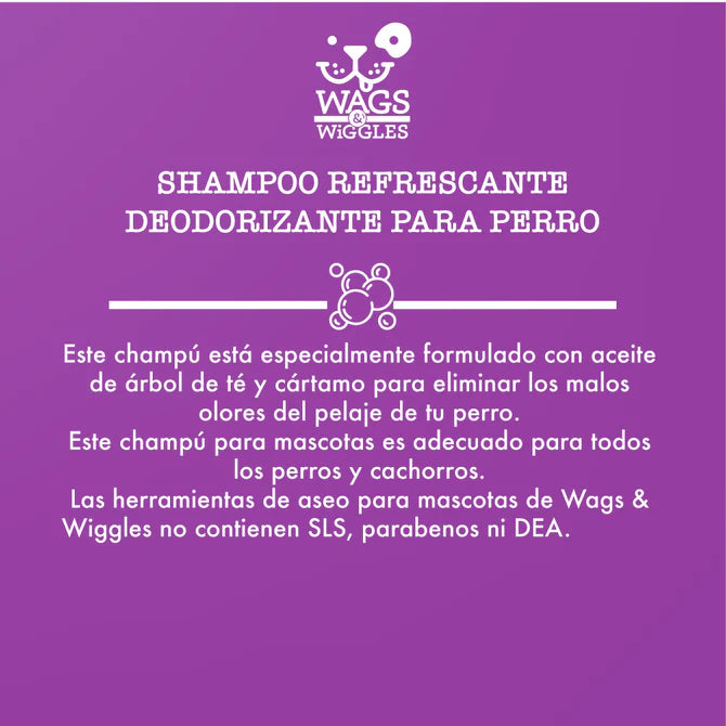 Shampoo Desodorante Refrescante Para Perro - 473 mL