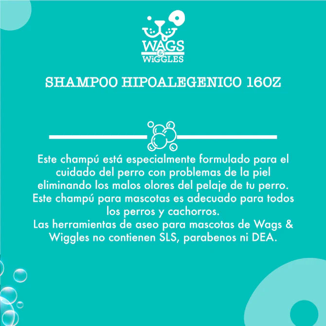 Shampoo Hipoalergénico para perro - 473 mL
