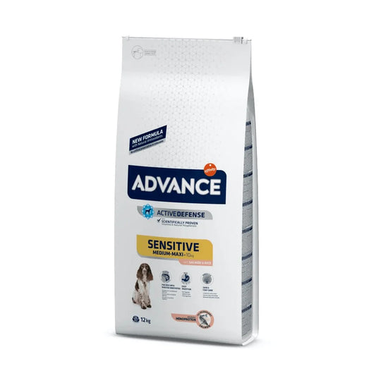Advance Sensitive Medium/Maxi de Salmón - 12 kg y 3kg