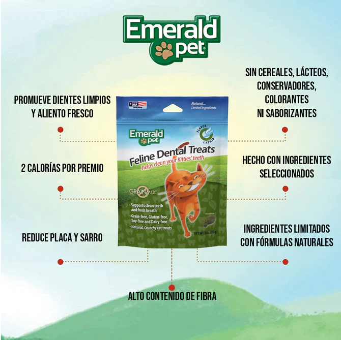 Premios para Gatos Dental Treats - Sabor Catnip - Fresh Pack 312gr