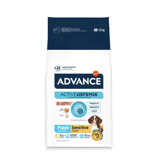 Advance Sensitive Puppy con Problemas Digestivos  Salmón - 12kg y 3kg