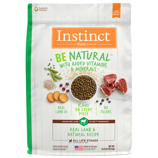 Instinct Be Natural Cordero - Para Perros - 24 lbs