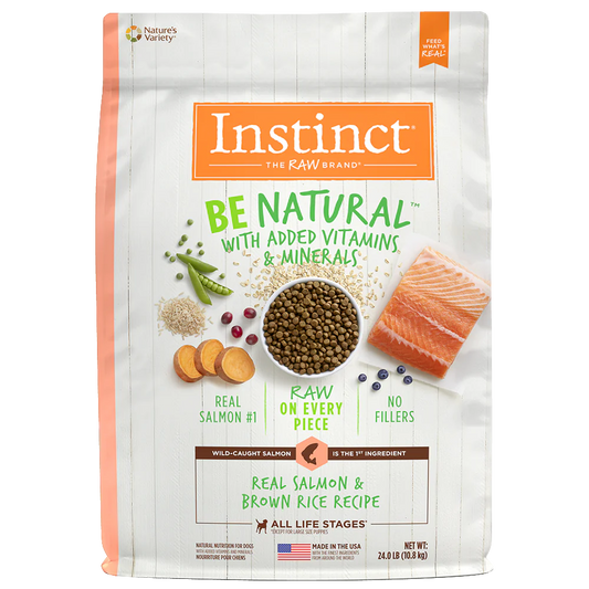 Instinct Be Natural Salmón - Para Perros - 24 lb