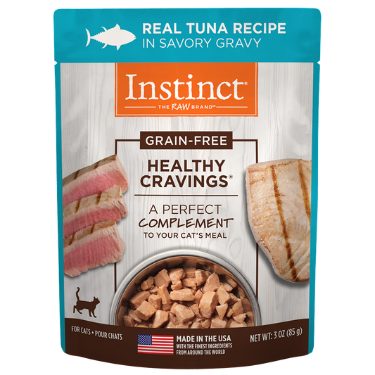 Sobre Healthy Cravings de Atún 3.5 oz para gato