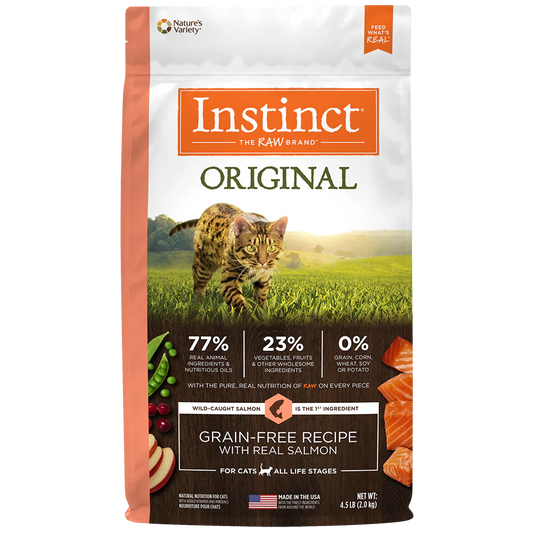 Instinct Salmón - Gatos - 4.5lb y 10lb